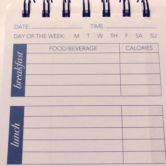 JUVALE: DAILY FOOD INTAKE TRACKER NOTEBOOK. 10 PACK. 9x4 INCHES. NWOT. - Picture 4 of 10